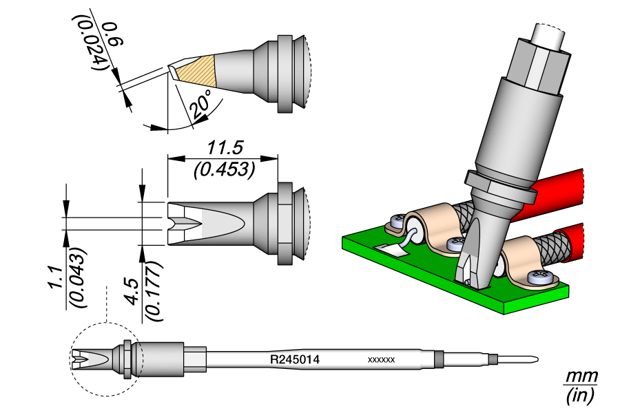 R245014 - Cartridge Pin-Connector Ø1